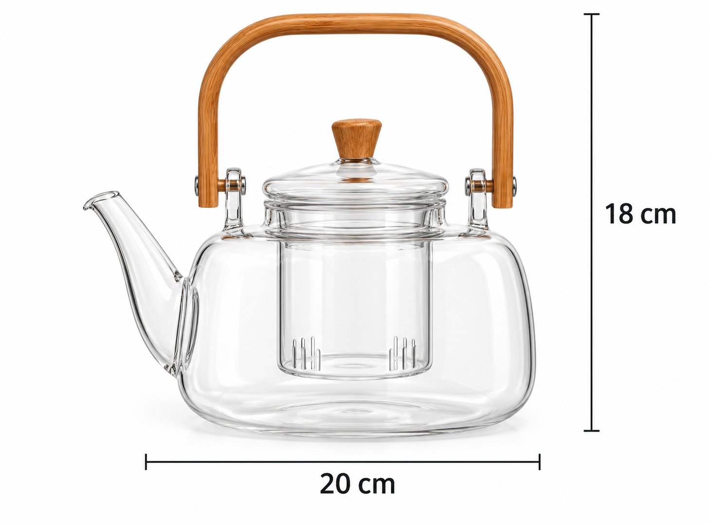 Forte - Glass Demlik